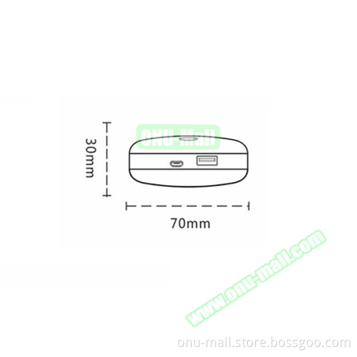 Rechargeable Hand Warmer Power Bank 2600mAh Gift, Hand Warmer Power Supply for Winter